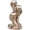 12" Triple Skulls Halloween Tea Light Candle Holder